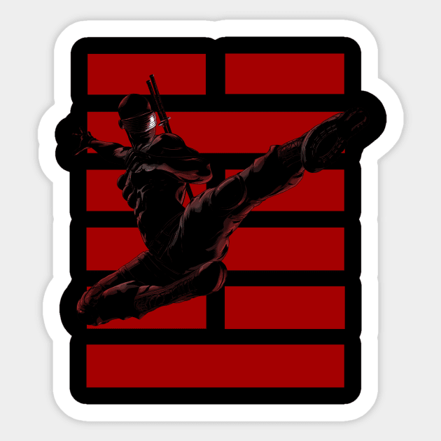 Snake Eyes Sticker by SimonBreeze